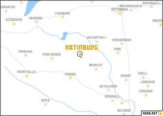 map of Matinburg