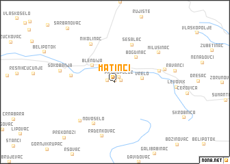 map of Matinci