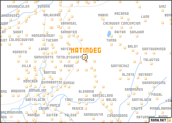 map of Matindeg