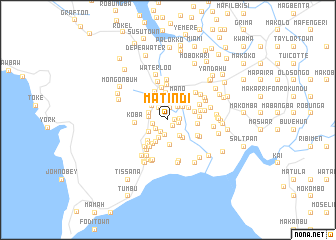 map of Ma-tindi