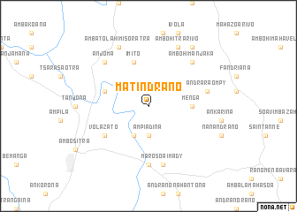 map of Matindrano