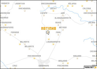 map of Matinha