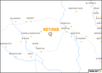 map of Matinha
