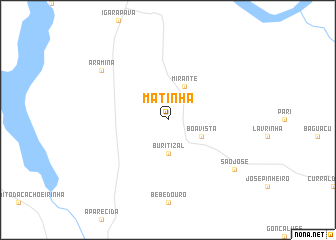 map of Matinha