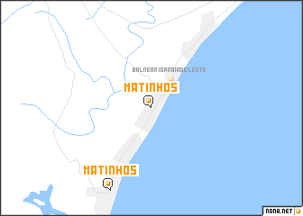 map of Matinhos