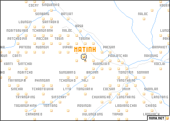map of Ma Tinh