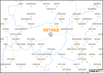 map of Matinka