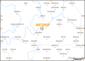 map of Matinka