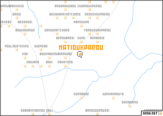 map of Matioukparou