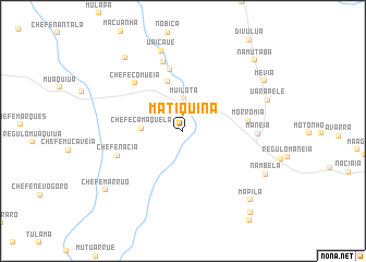 map of Matiquina