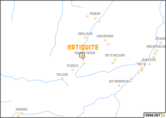 map of Matiquite