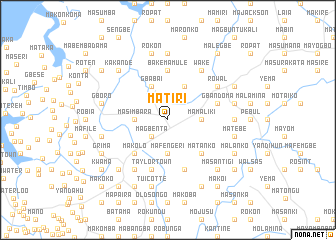 map of Matiri