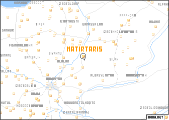 map of Maţir Ţāris