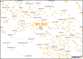 map of Matišići