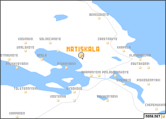 map of Matiskala