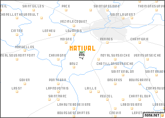 map of Matival