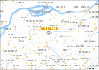 map of Matiwāla