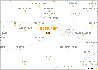 map of Matiyëvo