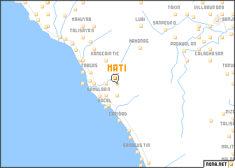 map of Mati