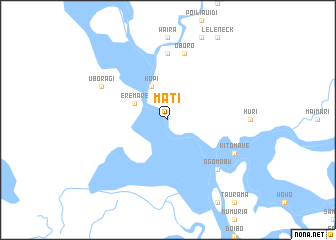 map of Mati