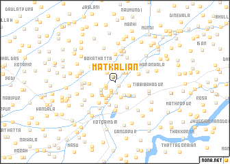 map of Mat Kaliān