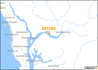 map of Mătkăm