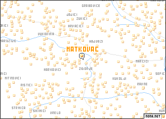 map of Matkovac