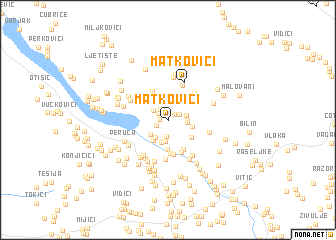 map of Matkovići