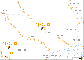 map of Matkovići