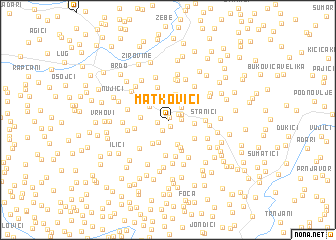 map of Matkovići