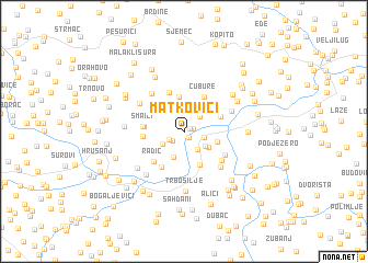 map of Matkovići