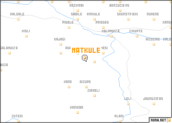 map of Matkule