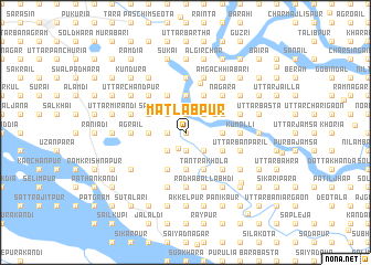 map of Matlabpur