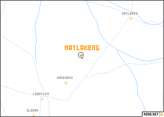 map of Matlakeng