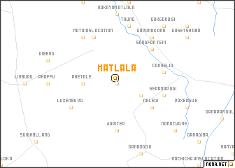 map of Matlala