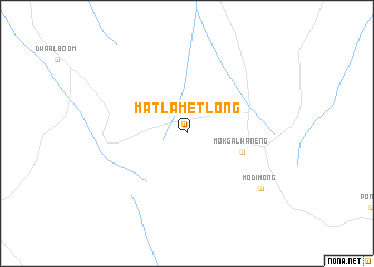 map of Matlametlong