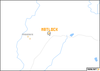 map of Matlock