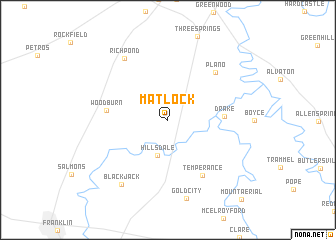 map of Matlock