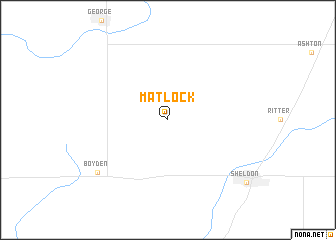 map of Matlock