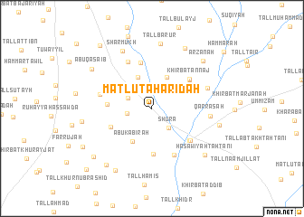 map of Matlūtah ‘Arīḑah