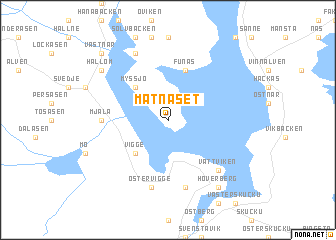 map of Matnäset