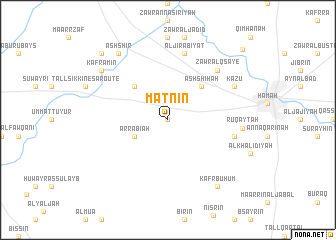 map of Matnīn