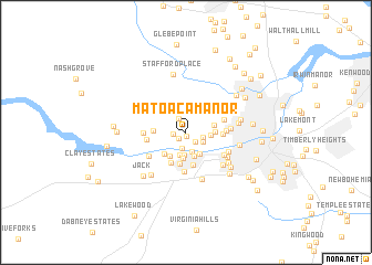 map of Matoaca Manor
