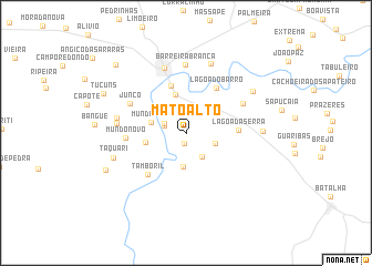 map of Mato Alto