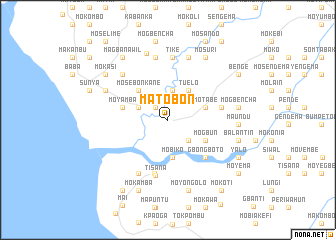 map of Matobon