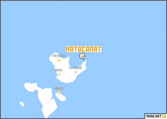 map of Matocanat