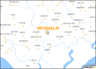 map of Mato de Elia