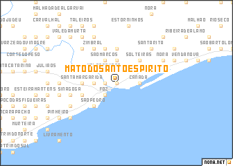 map of Mato do Santo Espírito