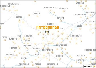 map of Mato Grande