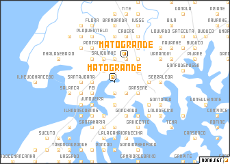 map of Mato Grande